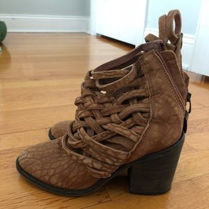 Free People lightly worn booties